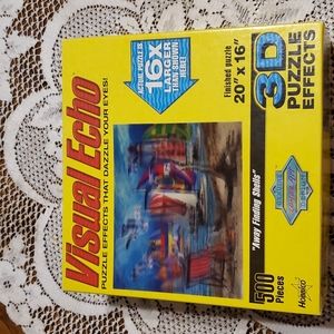 VISUAL ECHO 3D "Away Finding Shells" Puzzle. 20"x16"-Genuine Royse Art